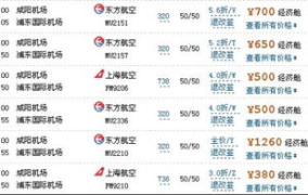 西安到上海特价机票,抢购攻略与航班信息一览